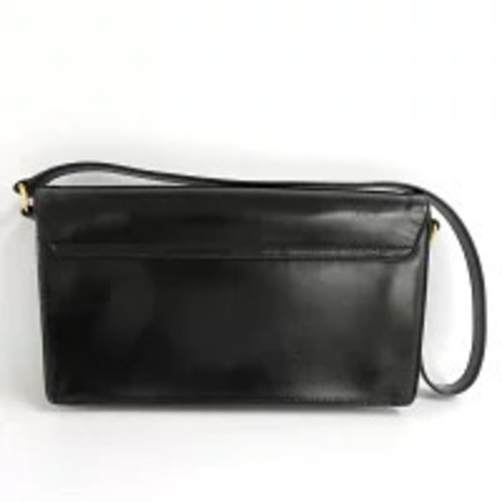 Celine Trapeze Bag Black Triomphe One Shoulder Leather